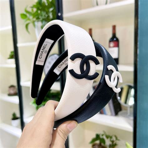 chanel silk headband|Chanel headband fashion.